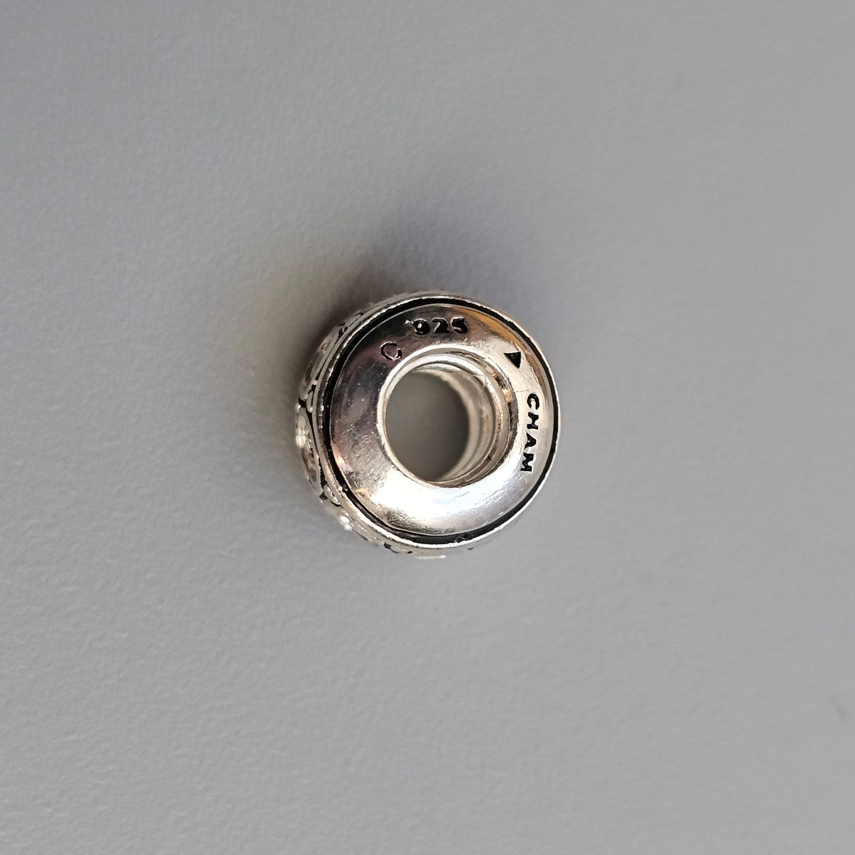 Chamilia April Birthstone Clear Crystal Sterling Silver Charm