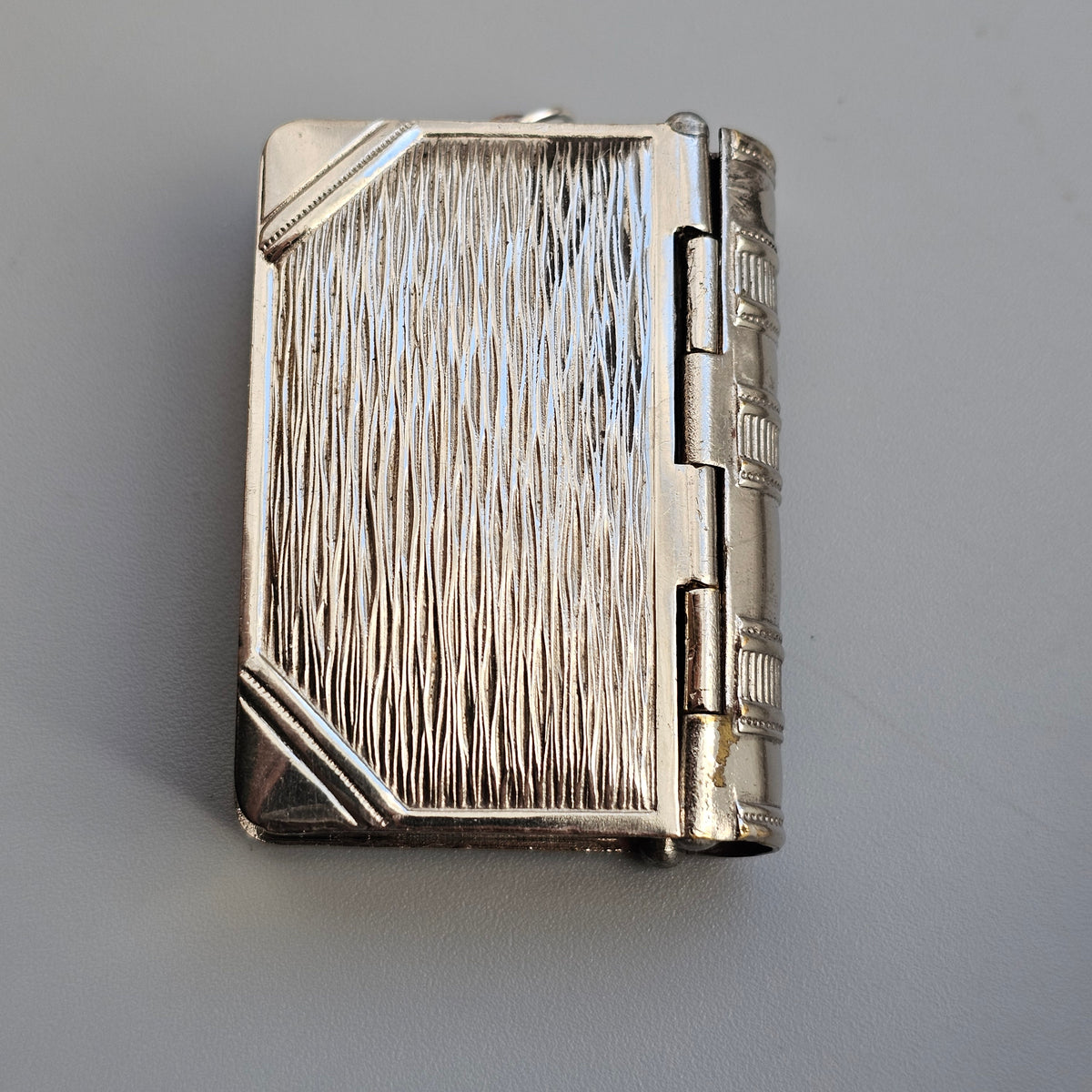 Antique Edwardian C E B & Co Book Vesta and Stamp Case