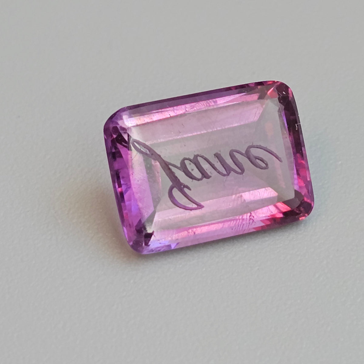 Antique Loose Amethyst Jane Intaglio Seal Stone